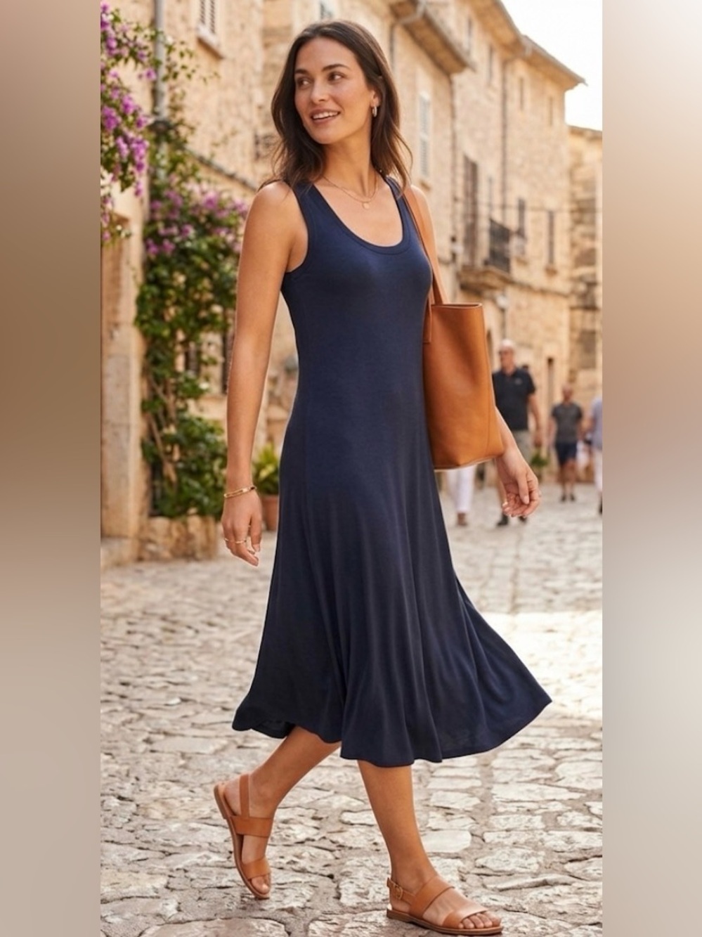 philosophy Navy Sleeveless Dress - Medium